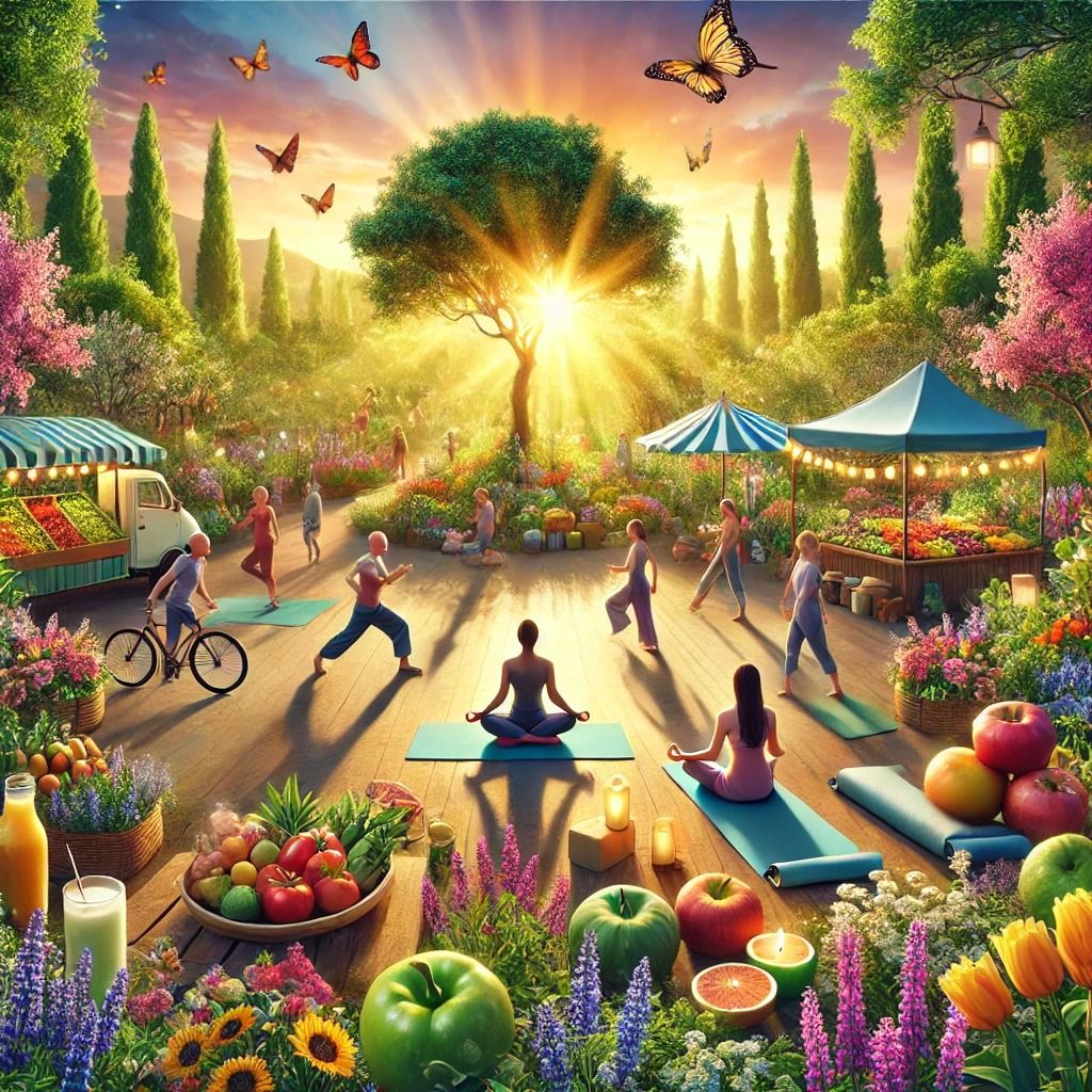 Rhythm blocks in a staggered layout